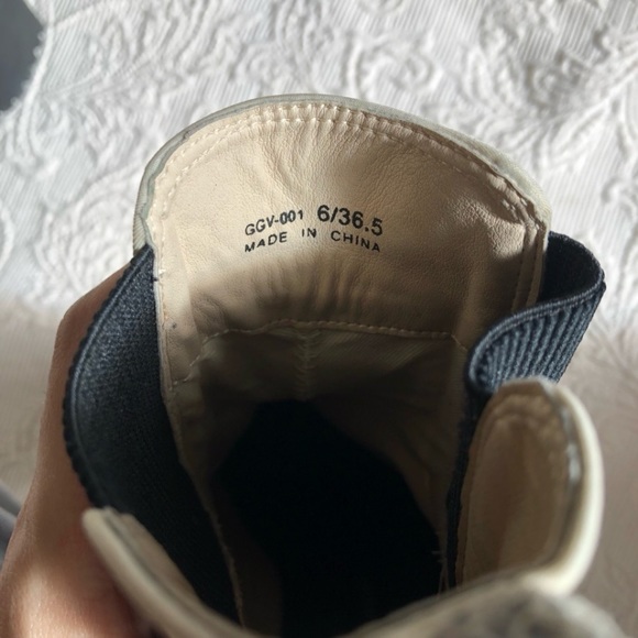 Chinese Laundry Good Day Y2K Chunky Lug Snake Skin Ankle Boots - Picture 6 of 7